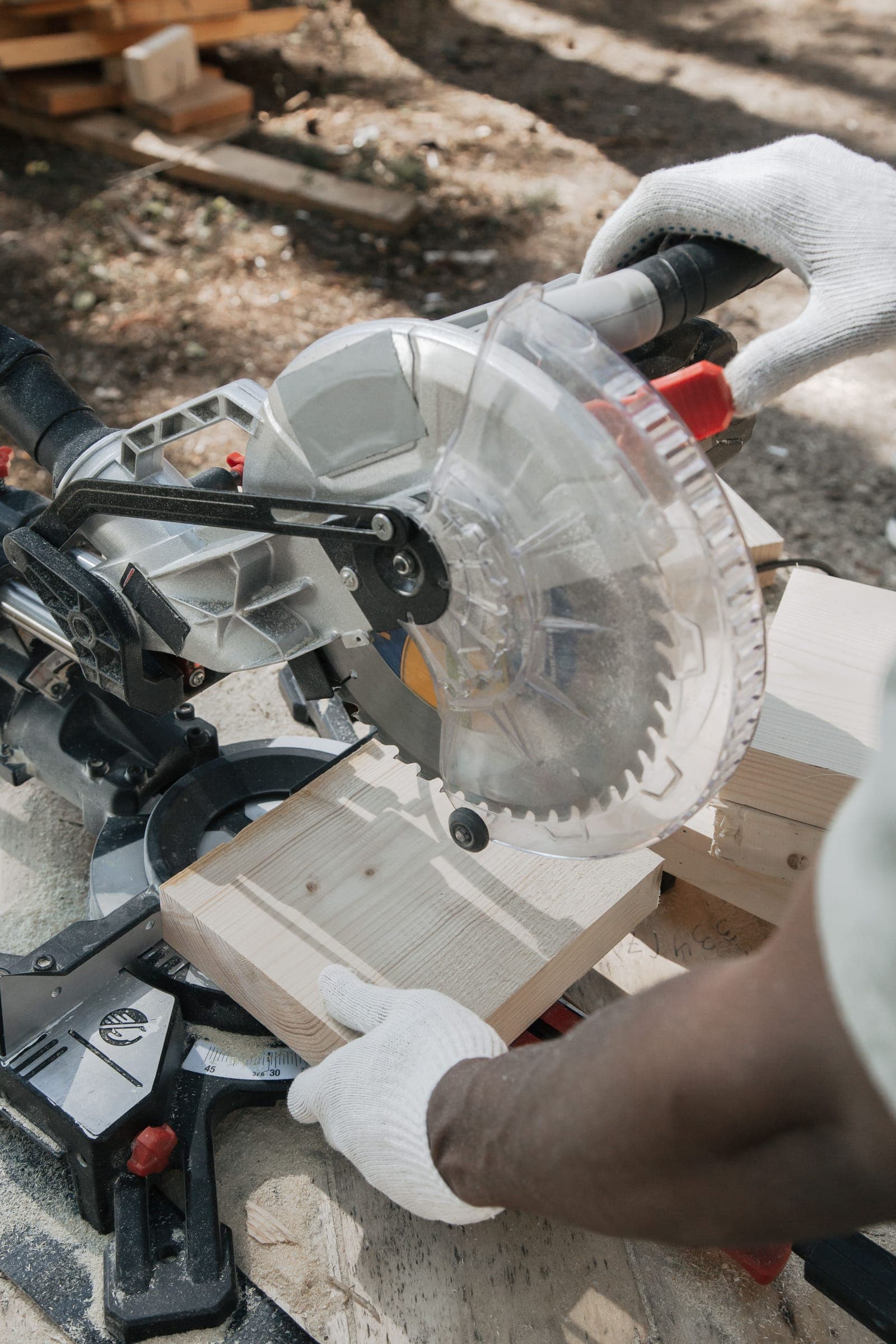 A Miter Saw, photographed for identification practice