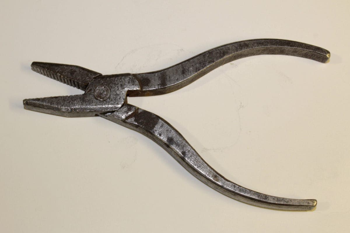 A Flat Nose Pliers, photographed for identification practice