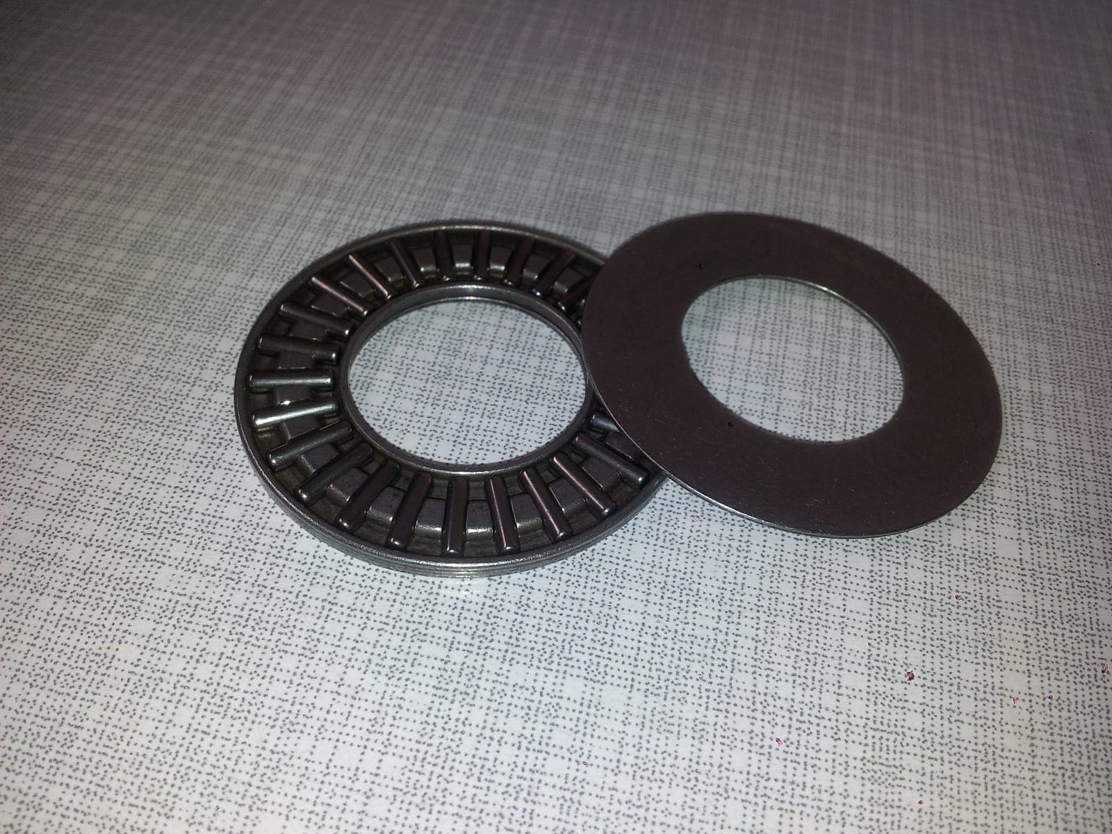 A Thrust Needle Roller Bearing, photographed for identification practice