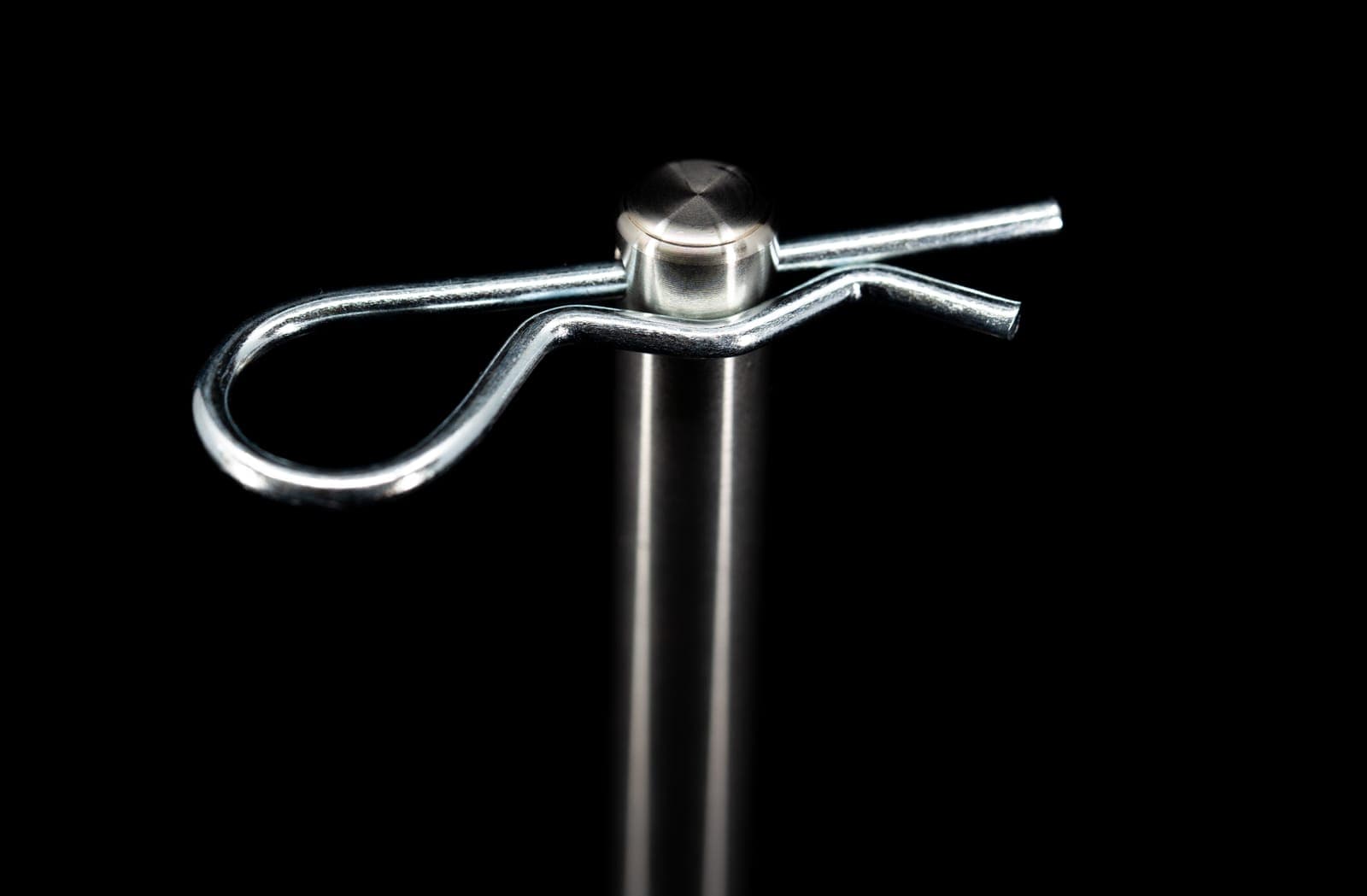 A Hairpin Cotter Pin, photographed for identification practice