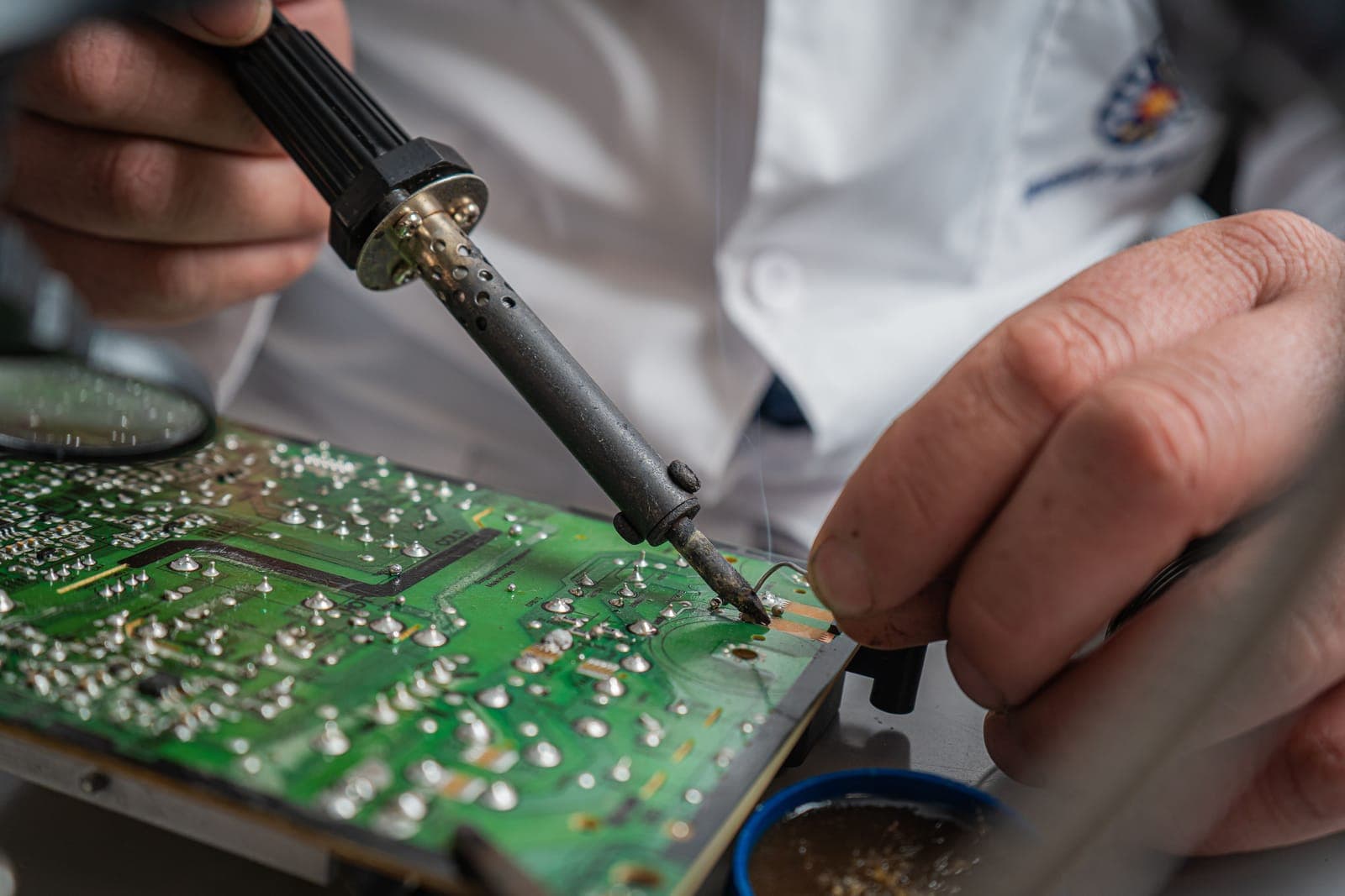 A Soldering Iron, photographed for identification practice