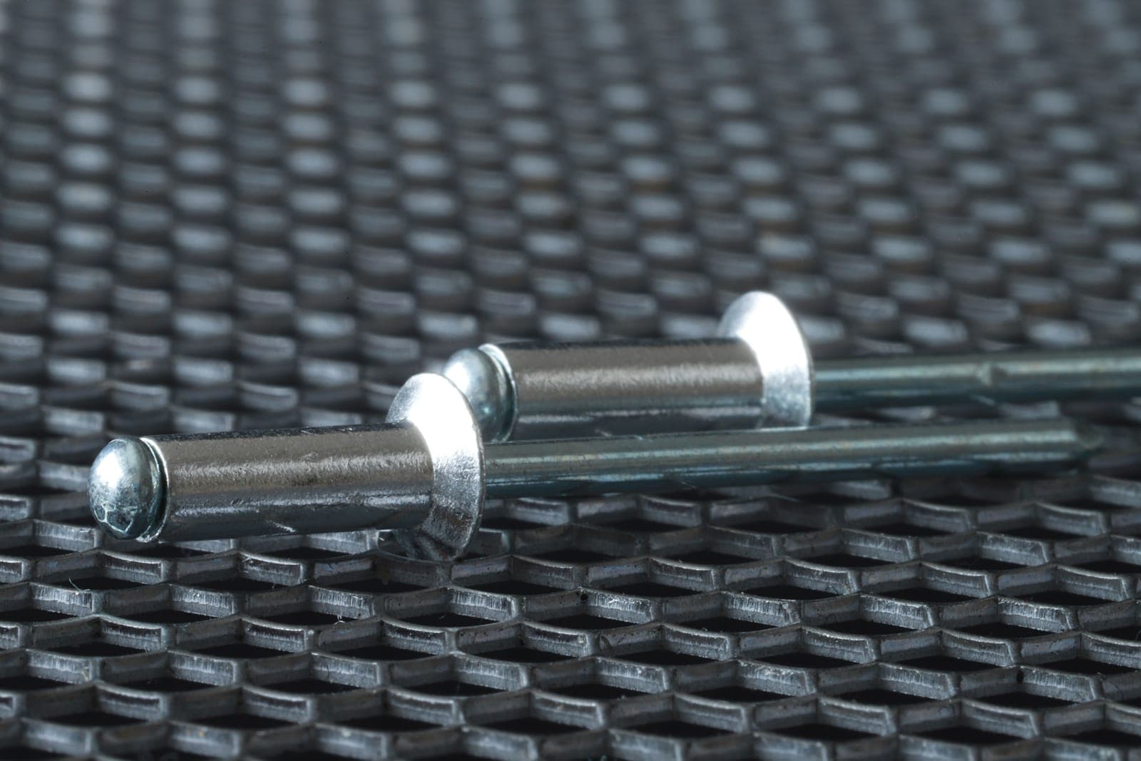 A Blind Rivet, photographed for identification practice